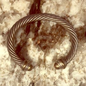 David Yurman Silver Albion Cable Bracelet
